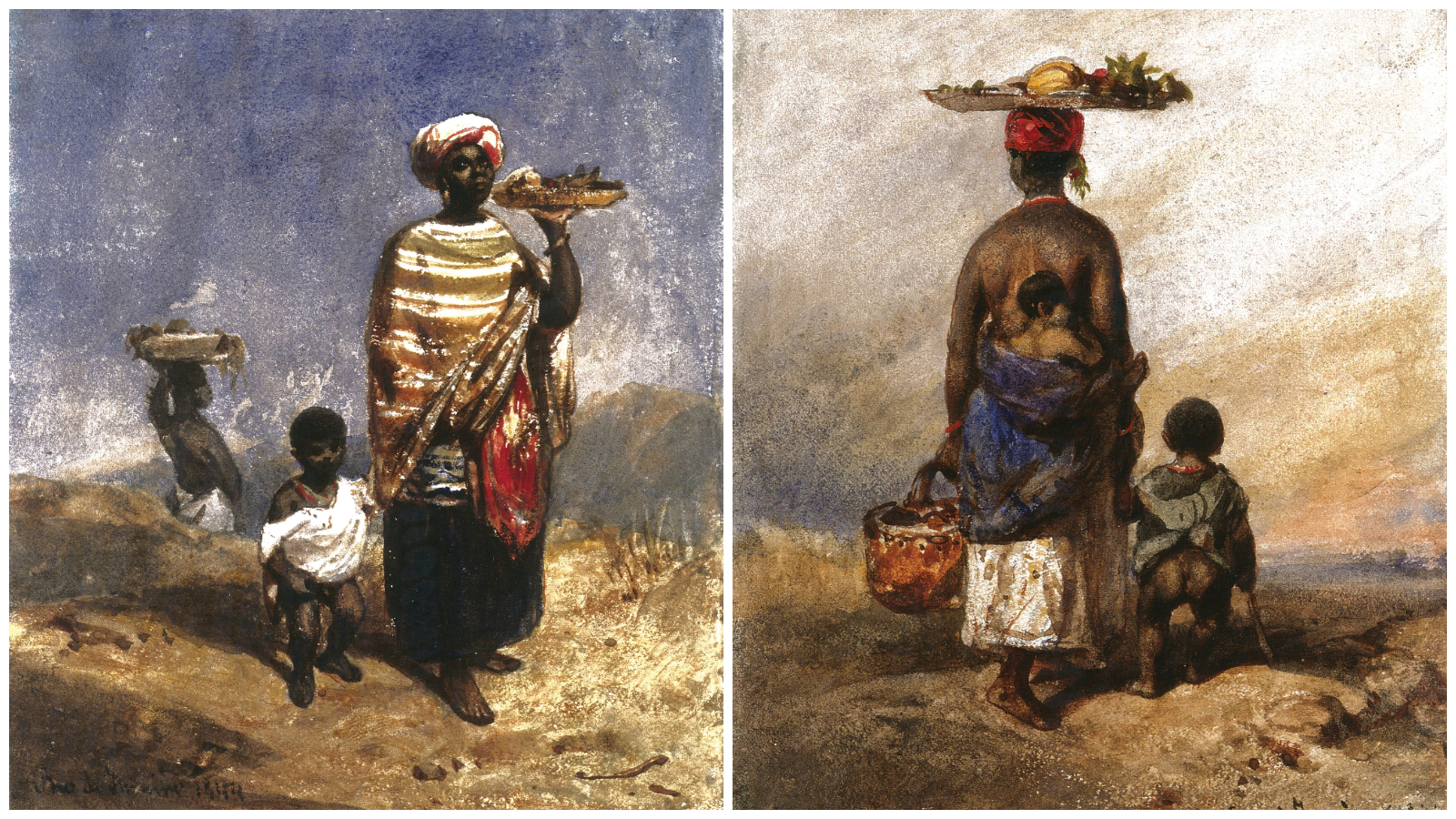 aquarelas_Eduard Hildebrandt