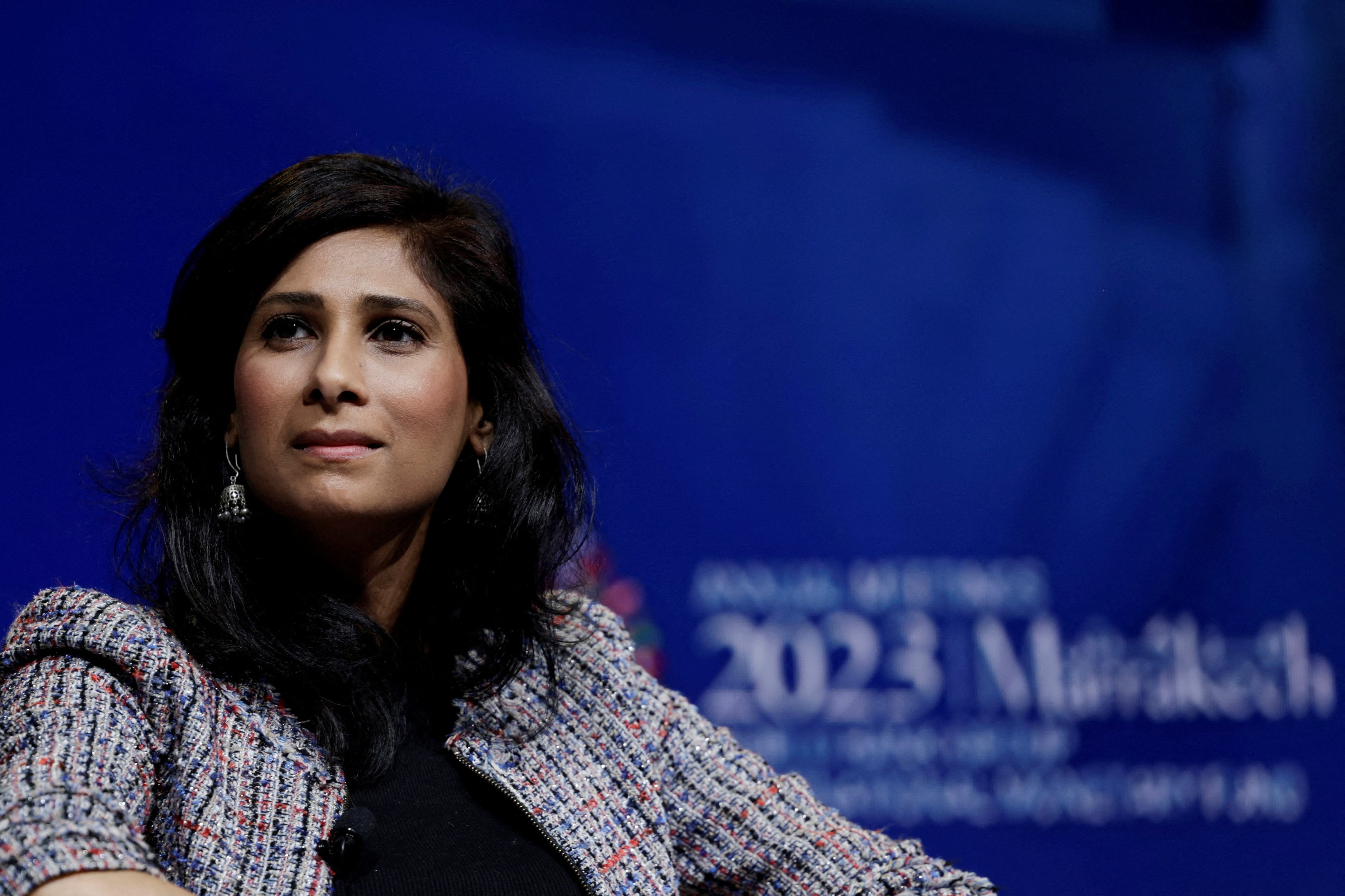 FILE PHOTO: Fourth day of the International Monetary Fund and the World Bank meeting in Marrakech