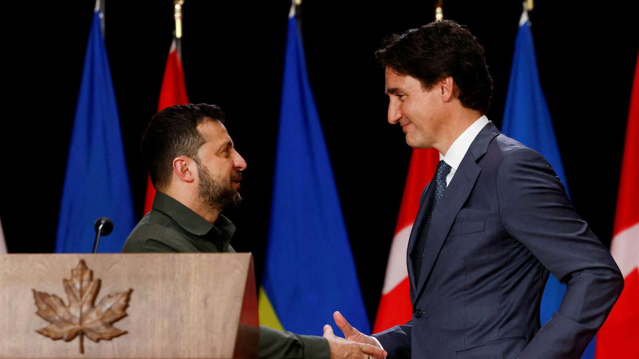 FILE PHOTO: Ukraine's President Volodymyr Zelenskiy visits Ottawa
