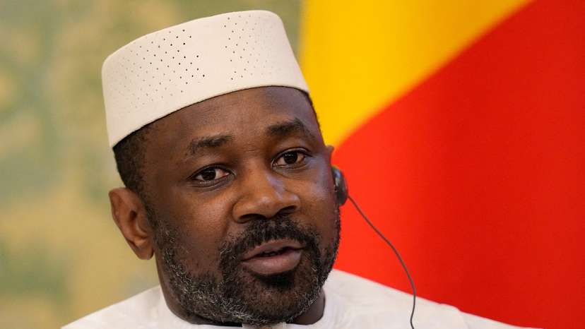 FILE PHOTO: FILE PHOTO: Interim president of the Republic of Mali Assimi Goita, in Moscow