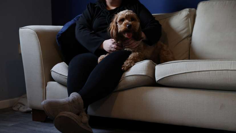 Rochdale grooming gang victim at her home in England