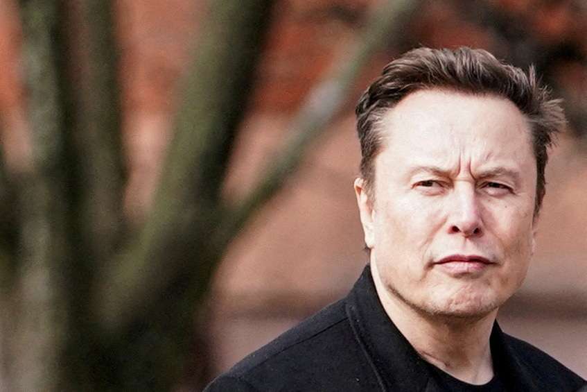 FILE PHOTO: Elon Musk meets Indian PM Modi, in Washington