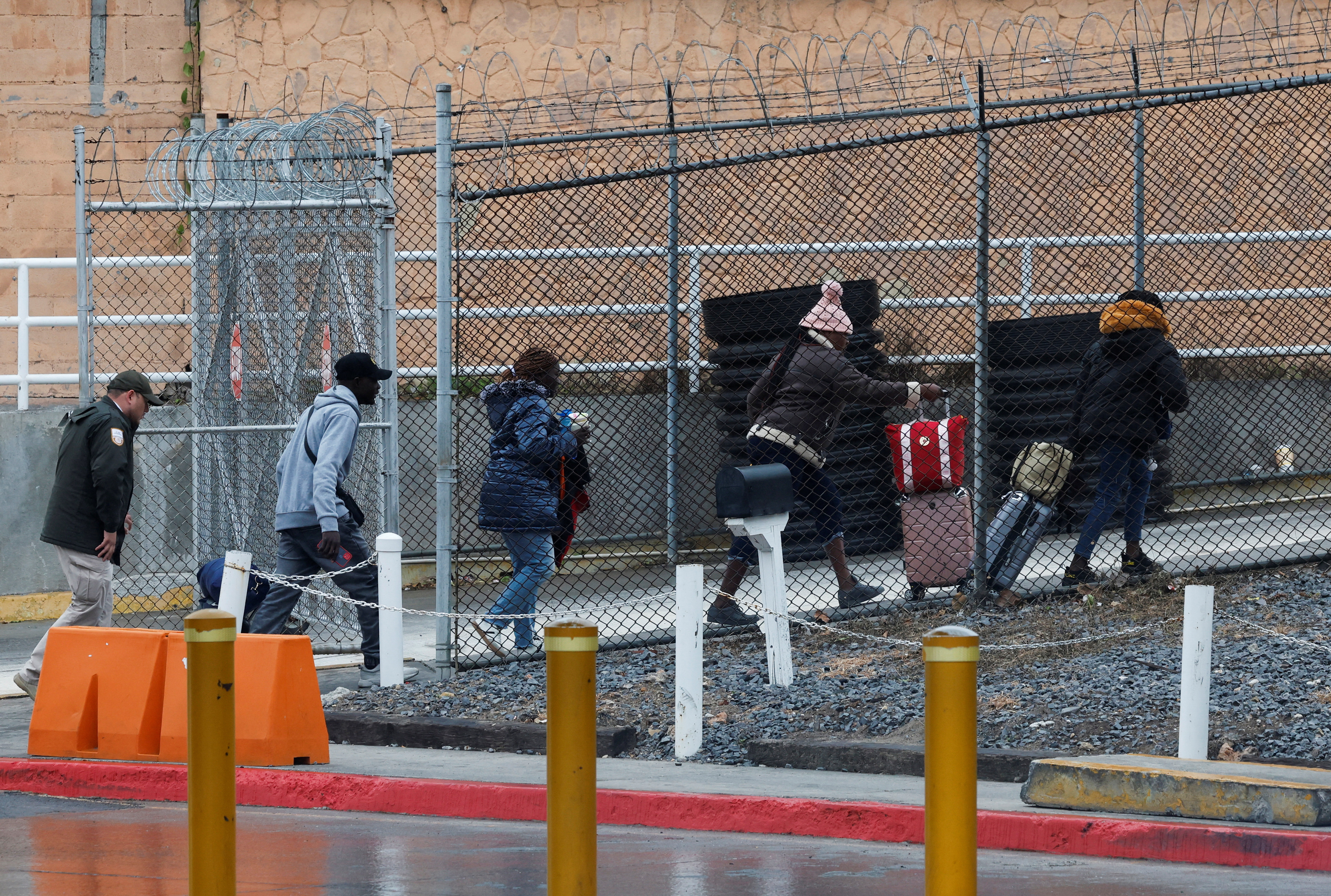 The U.S. Mexico border on the Inauguration Day of U.S. President-elect Donald Trump, in Matamoros