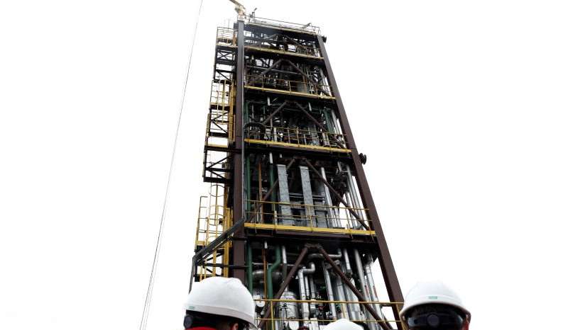 FILE PHOTO: The ArcelorMittal metals plant in Dunkirk