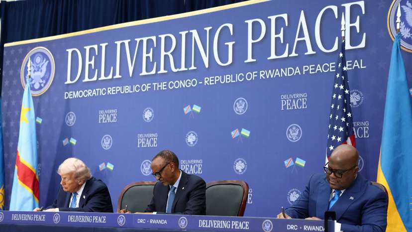 U.S. President Trump hosts leaders of Congo and Rwanda, in Washington