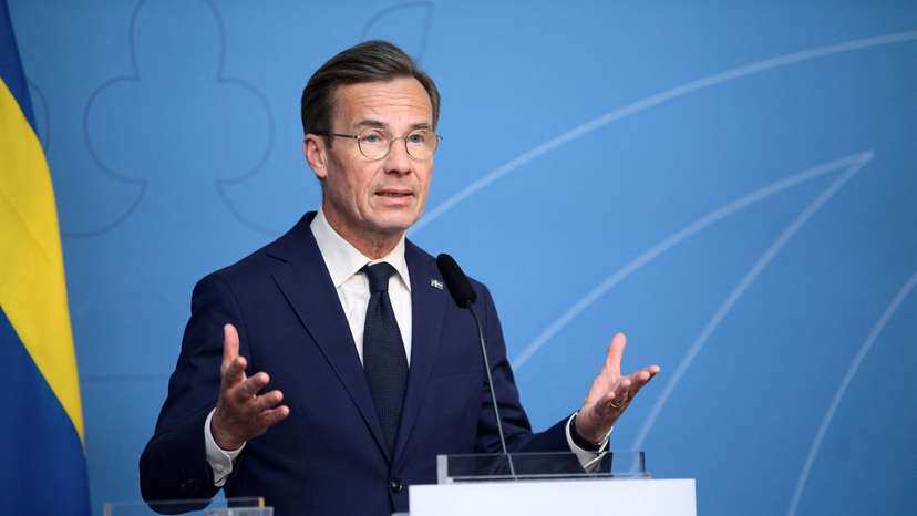 Swedish Prime Minister Ulf Kristersson and German Chancellor Olaf Scholz meet in Stockholm
