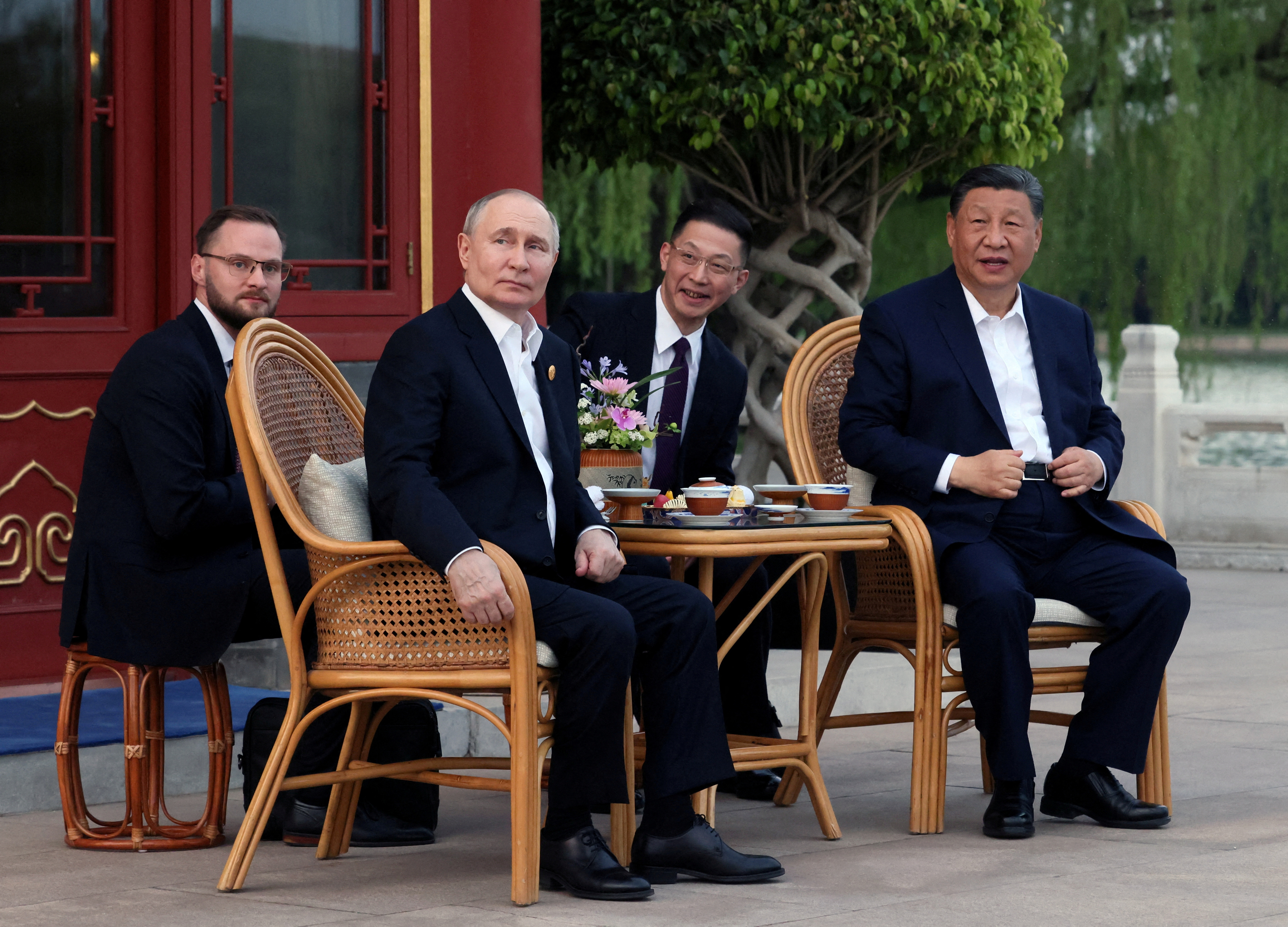 A series of Putin-Xi meetings since 2024