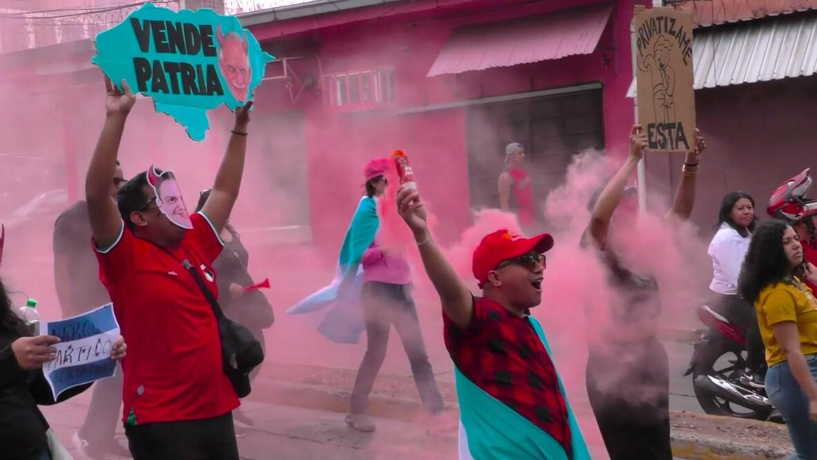 Honduras Opposition Marches Against Asfura, US Interference