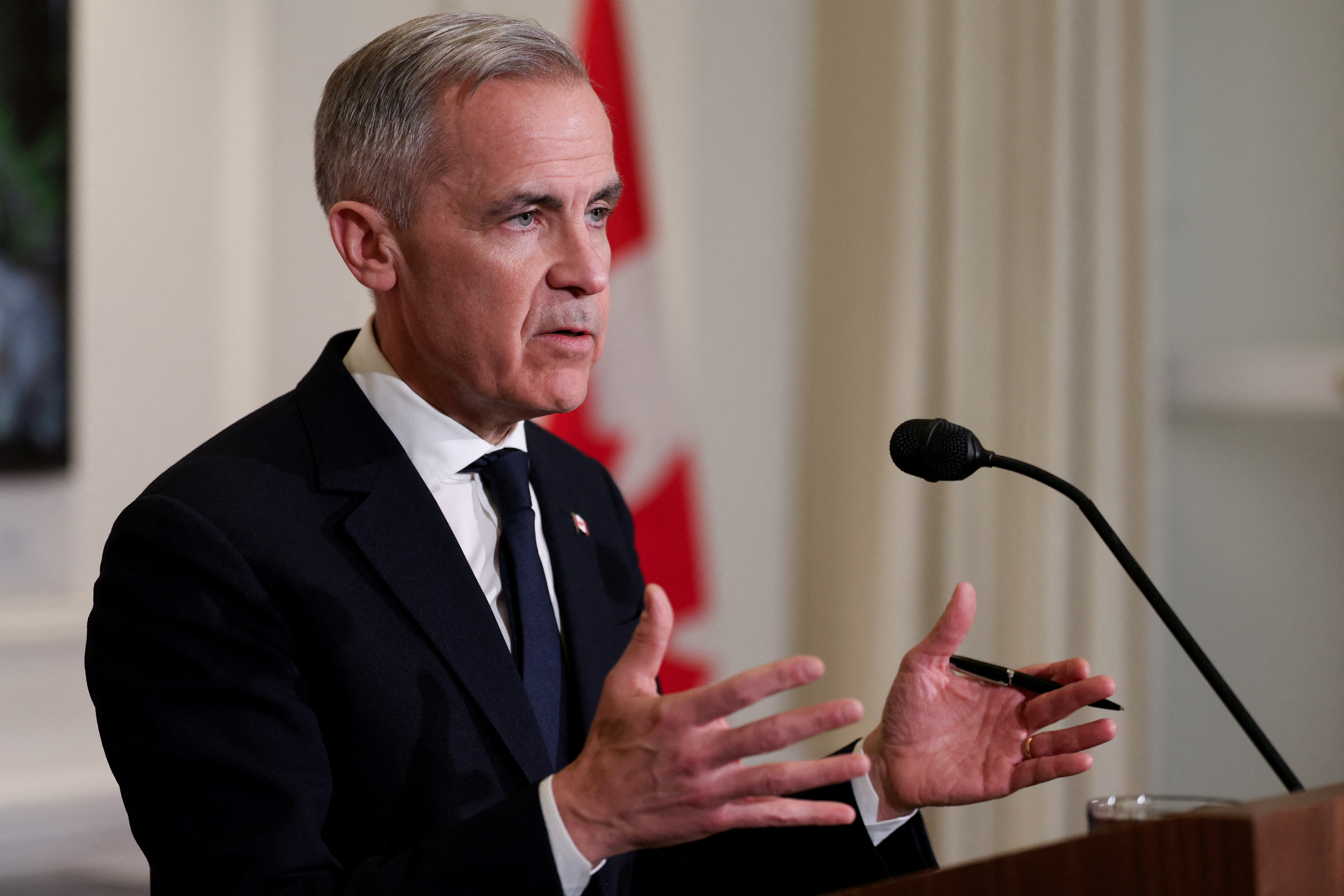 Canadian PM Carney visits London