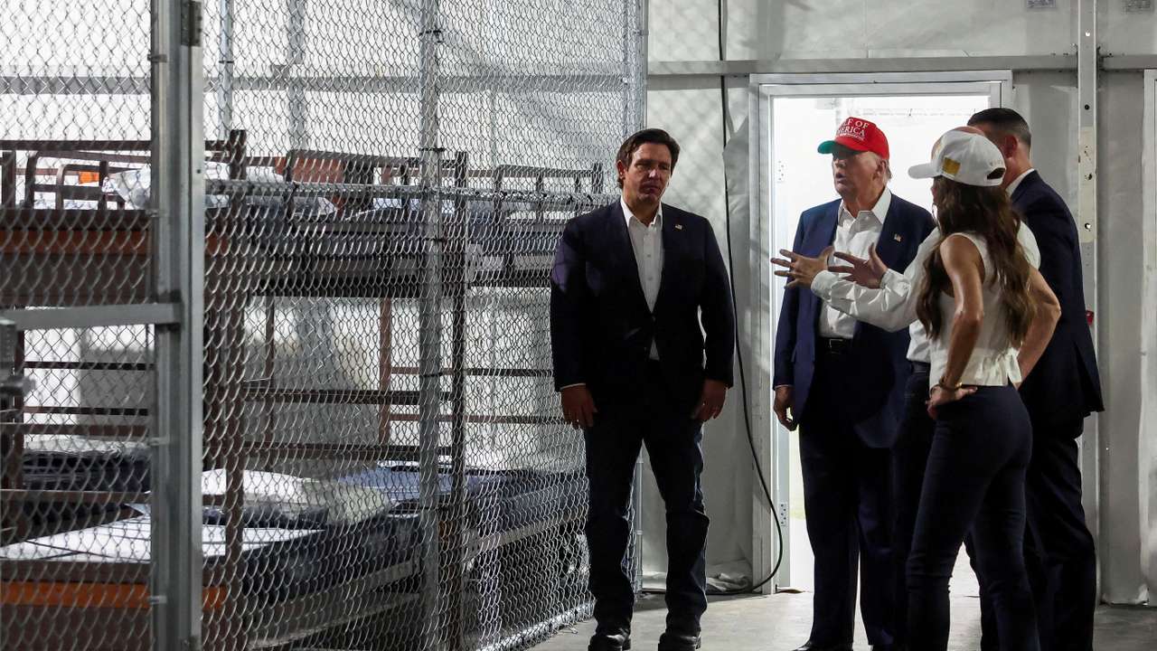 U.S. President Trump visits Florida