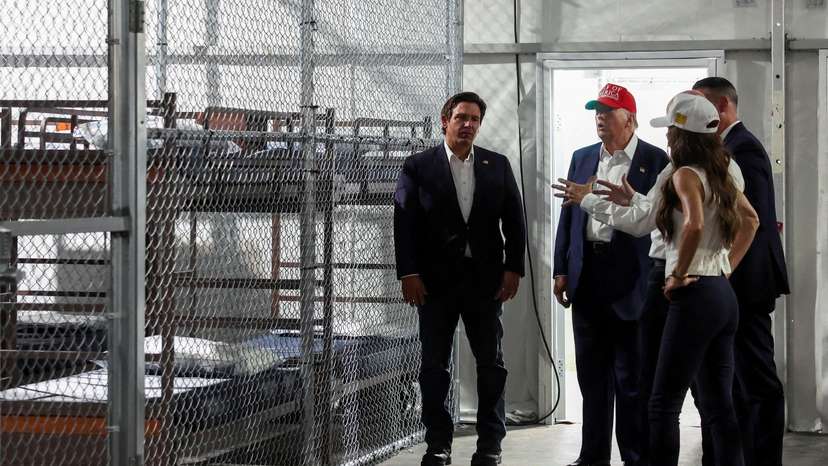 U.S. President Trump visits Florida