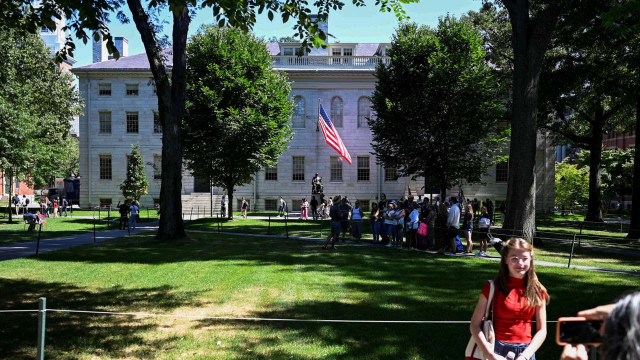 FILE PHOTO: First day of the fall semester at Harvard University in Cambridge