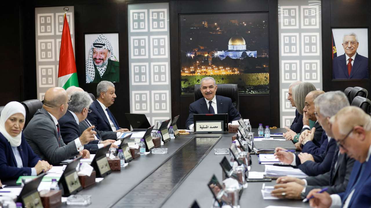 Palestinian PM Mohammad Shtayyeh convenes cabinet meeting, in Ramallah