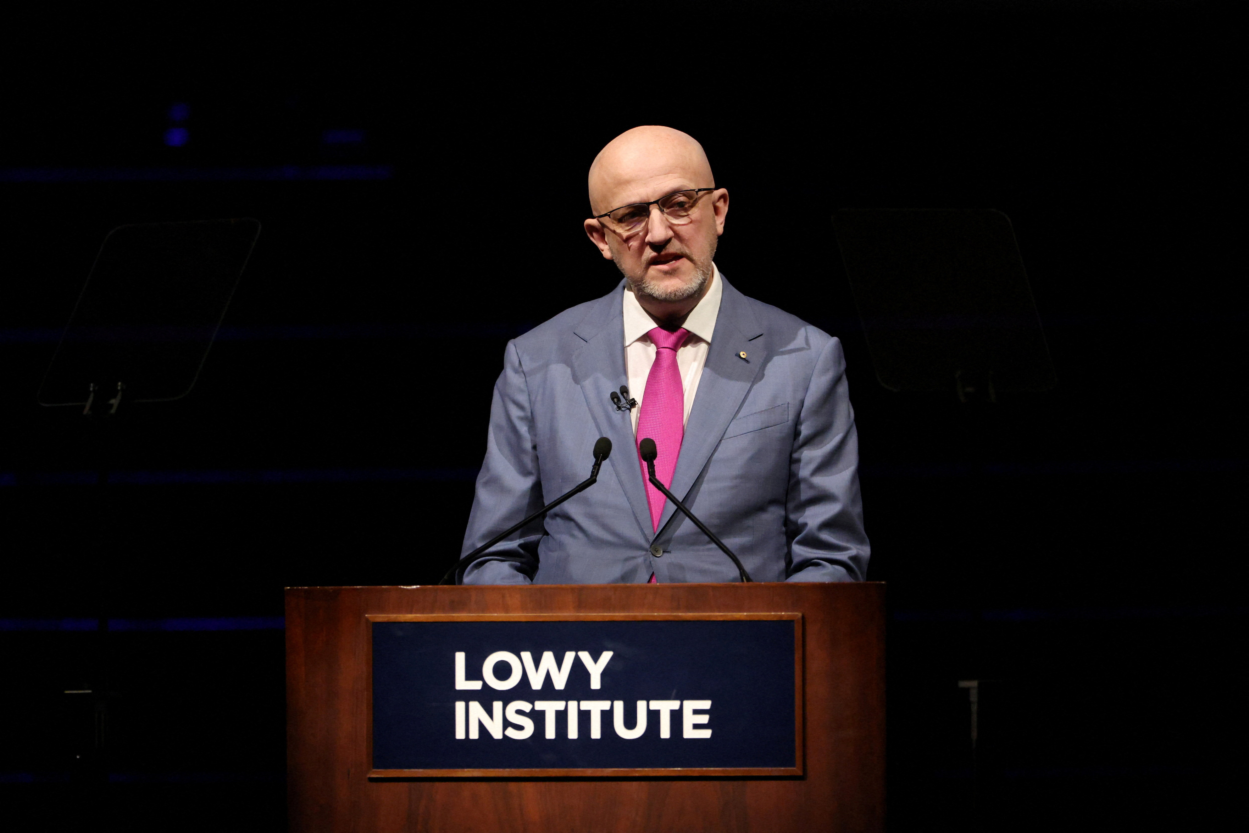 Mike Burgess, Australian Security Intelligence Organisation (ASIO) Director-General of Security, delivers the 2025 Lowy Lecture in Sydney