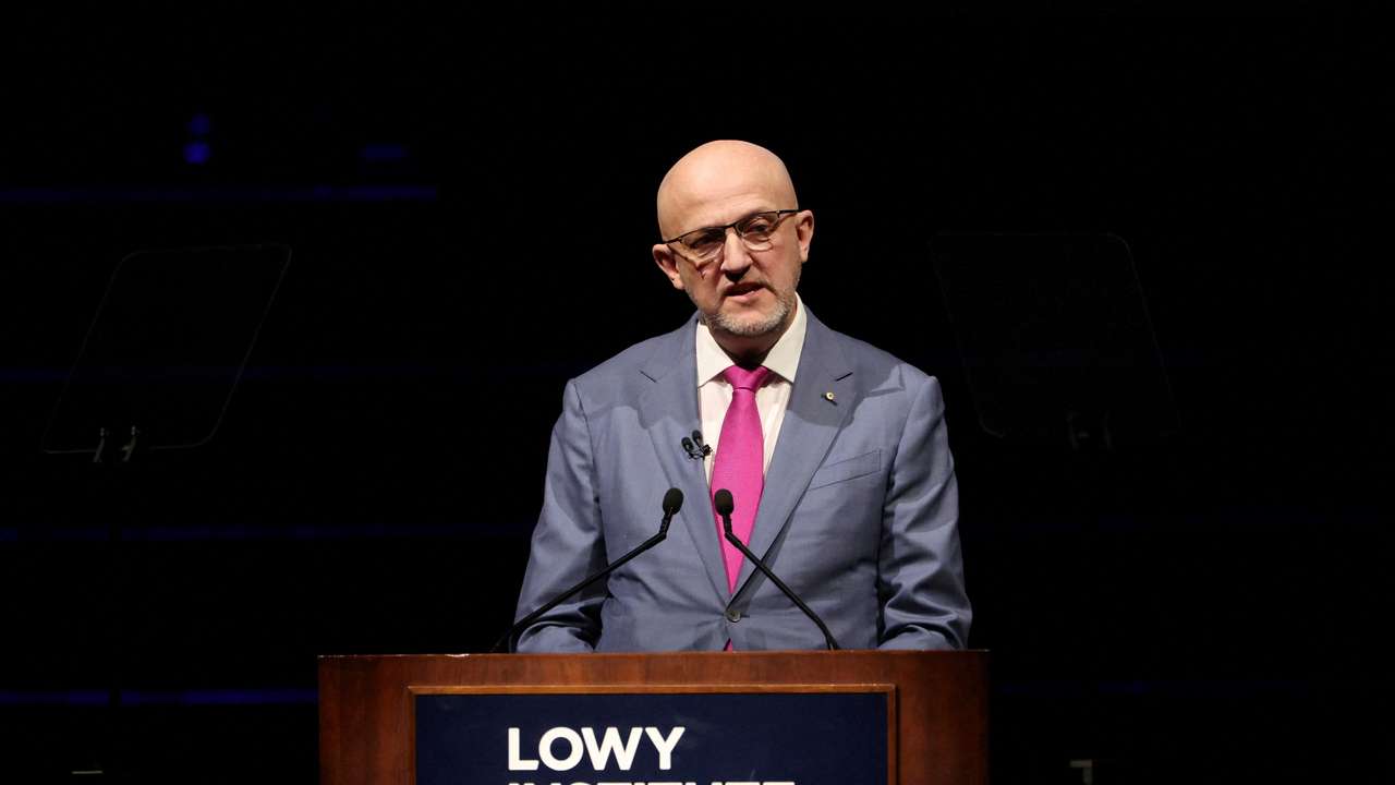 Mike Burgess, Australian Security Intelligence Organisation (ASIO) Director-General of Security, delivers the 2025 Lowy Lecture in Sydney