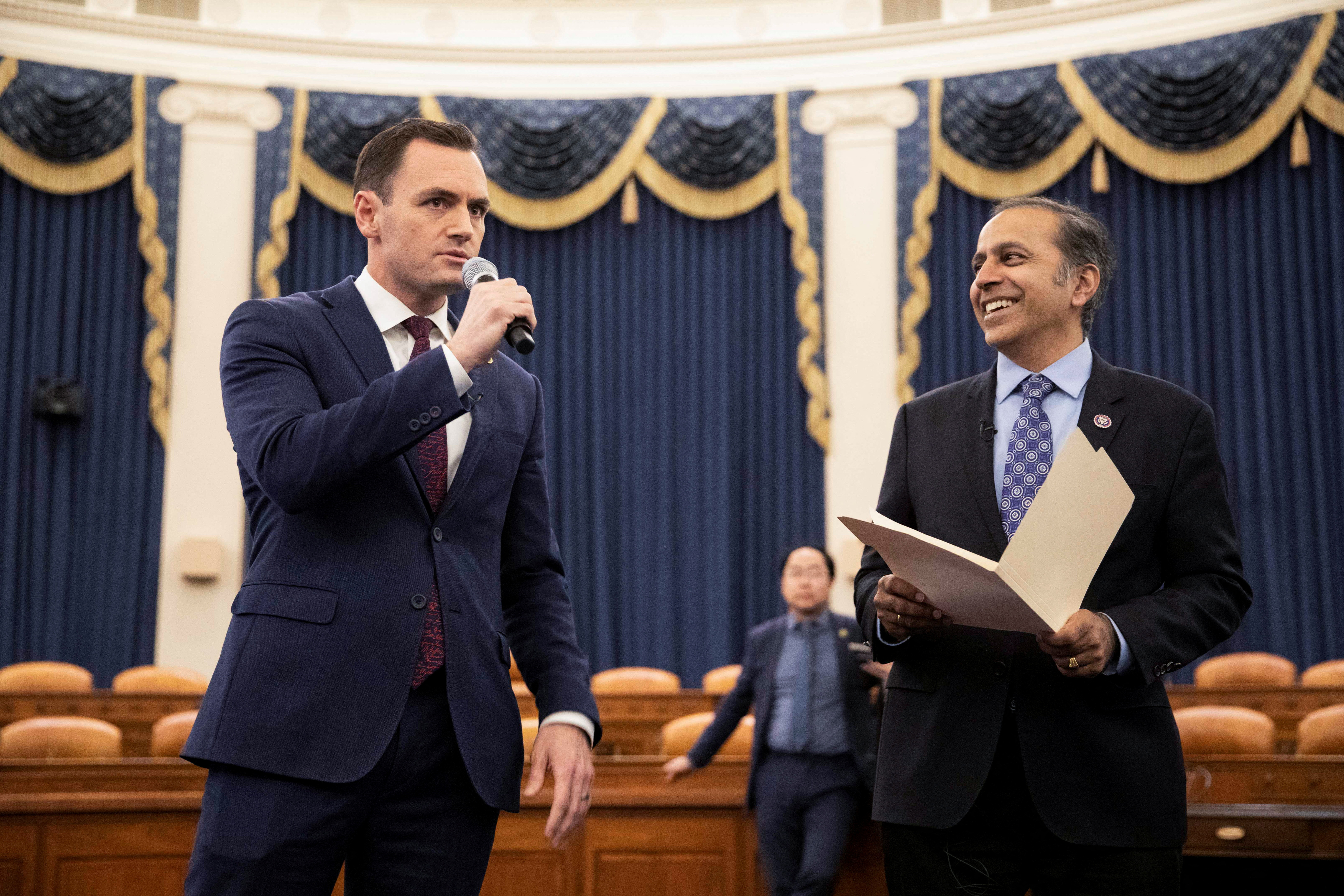 House Select Committee on the Strategic Competition Between the United States and the Chinese Communist Party holds a meeting on the wargames simulation "Taiwan Tabletop Exercise (TTX)," on Capitol Hill in Washington