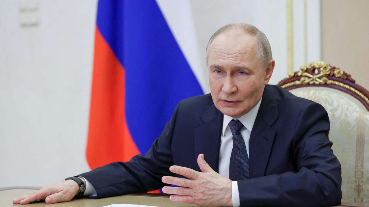 Russian President Putin chairs Security Council meeting in Moscow