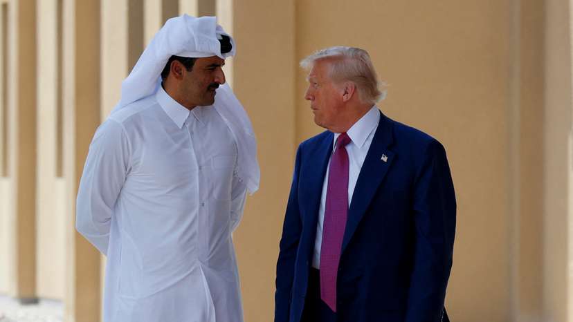 U.S. President Trump visits Qatar
