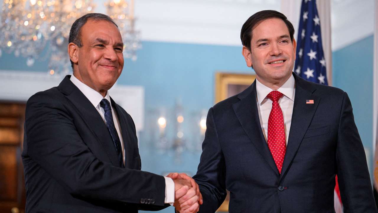 Secretary of State Marco Rubio meets with Egyptian Foreign Minister Badr Abdelatty in Washington