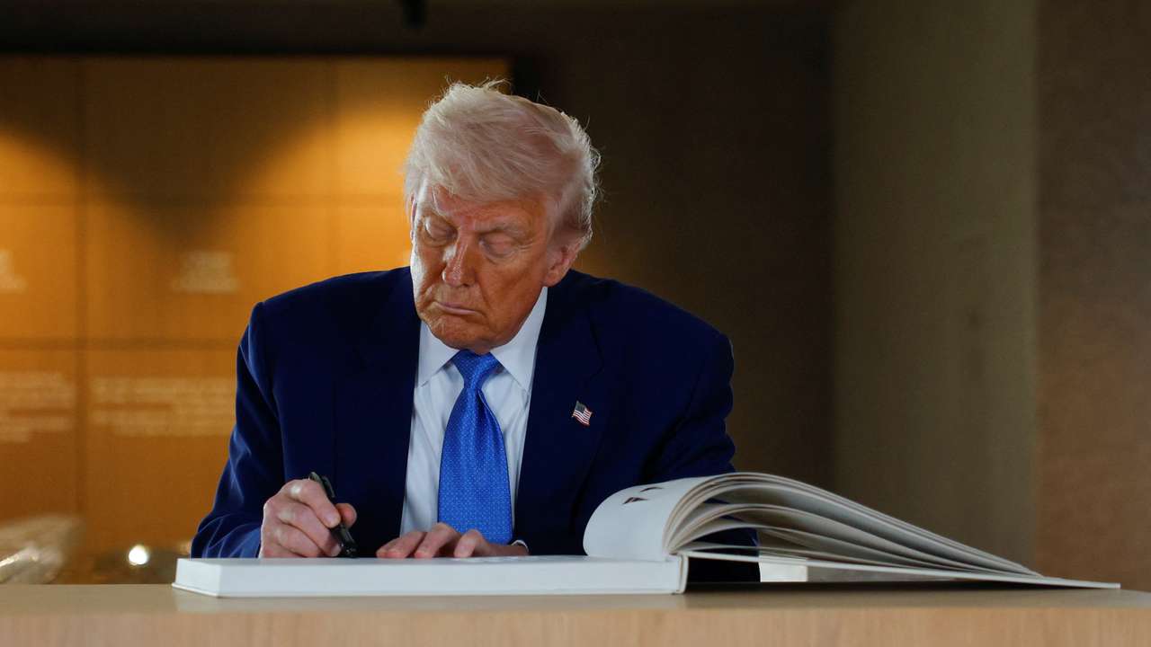 U.S. President Trump visits the UAE