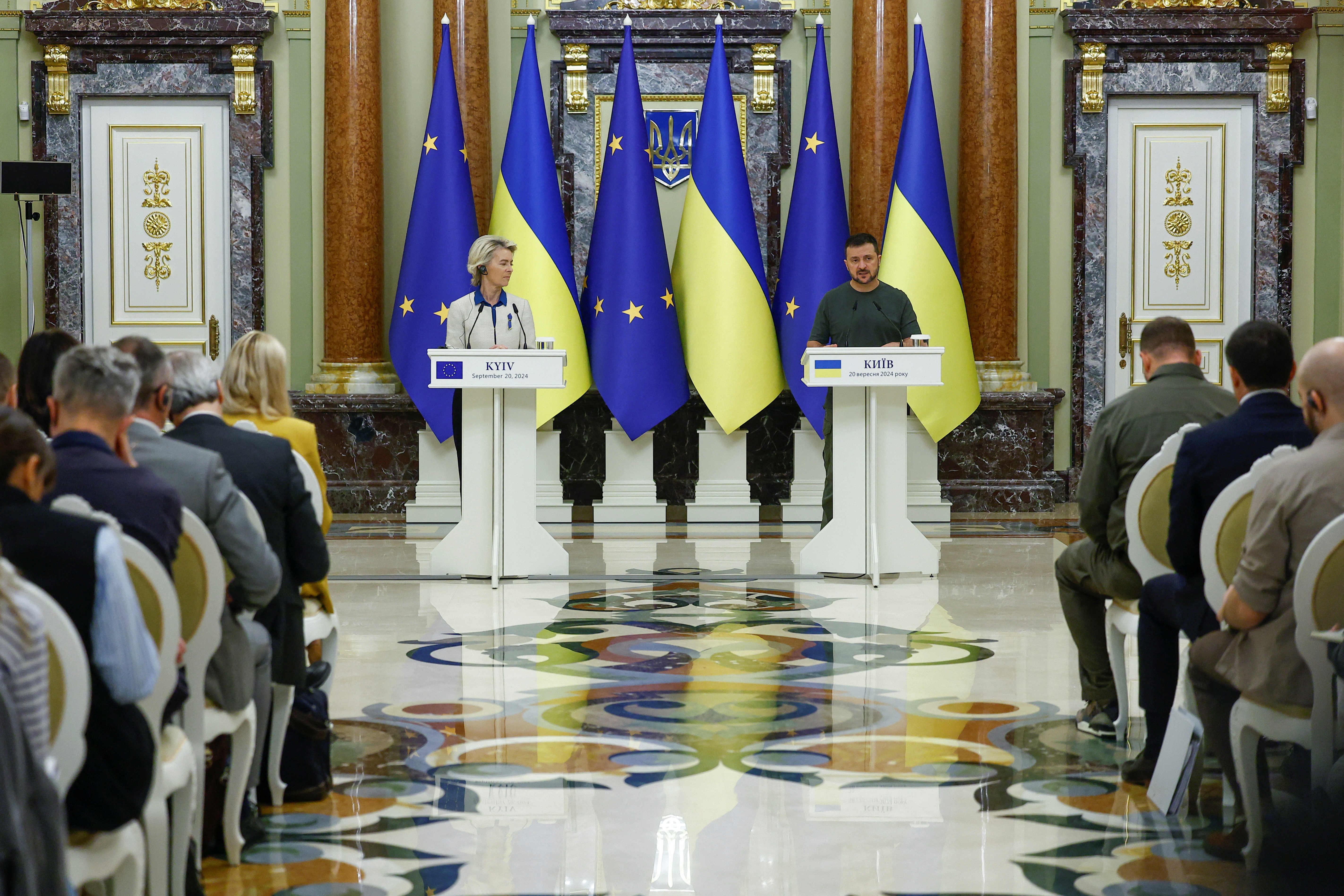 European Commission President Von der Leyen visits Kyiv