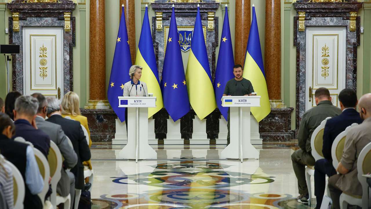 European Commission President Von der Leyen visits Kyiv