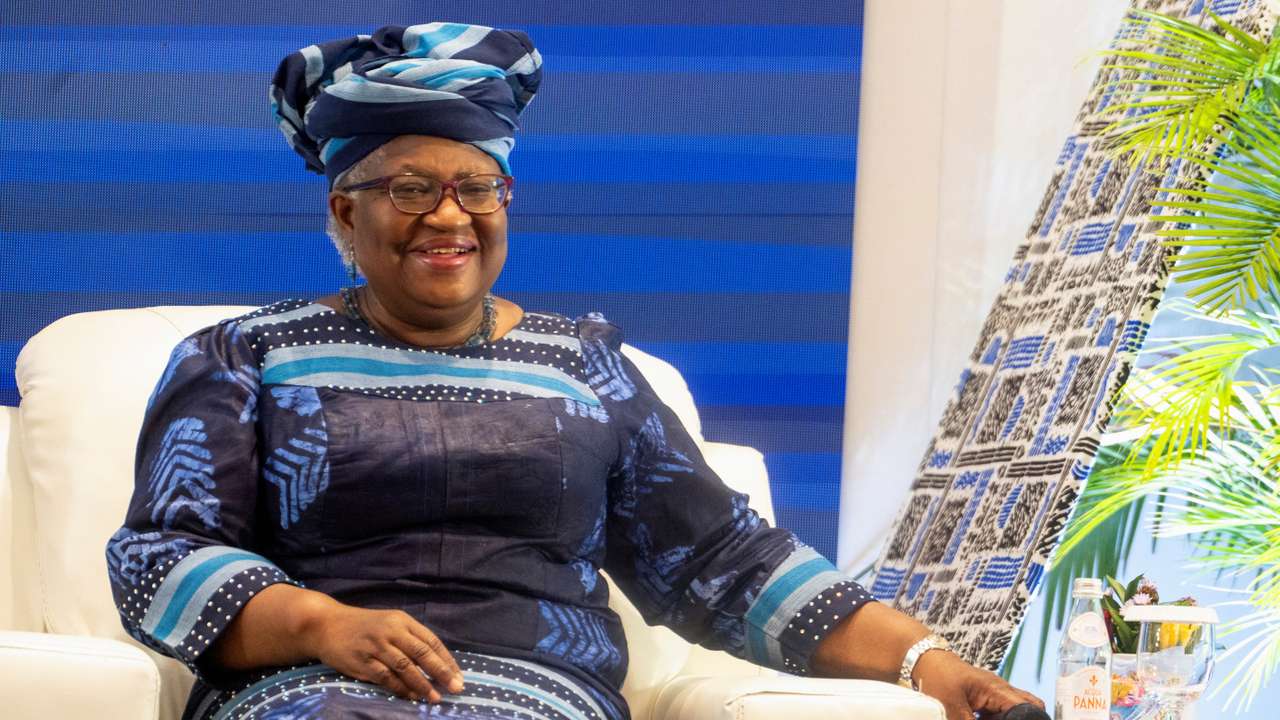 Meghan, Duchess of Sussex, co-hosts an event of Women in Leadership with Dr Ngozi Okonjo-Iweala, Director General of the World Trade Organization in Abuja