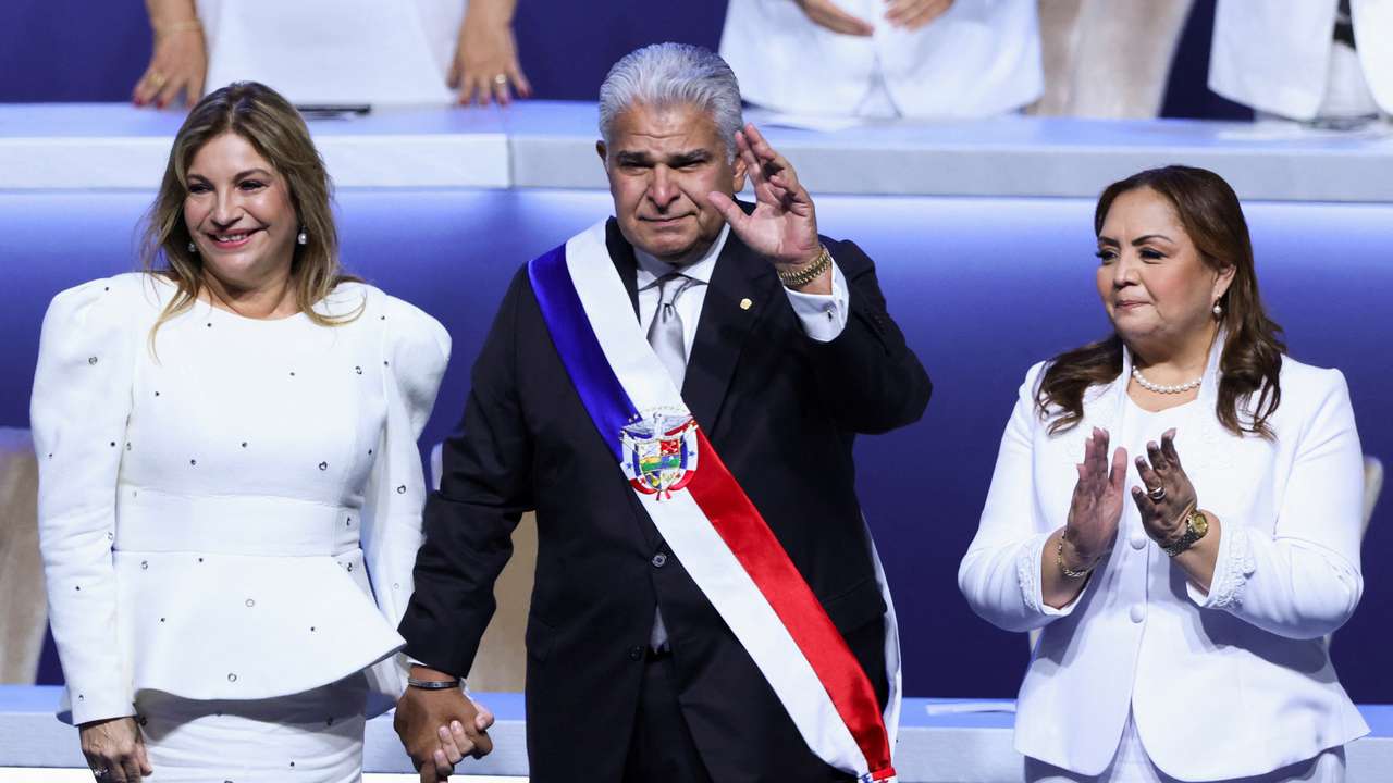 Jose Raul Mulino takes oath of office as Panama's President, in Panama City