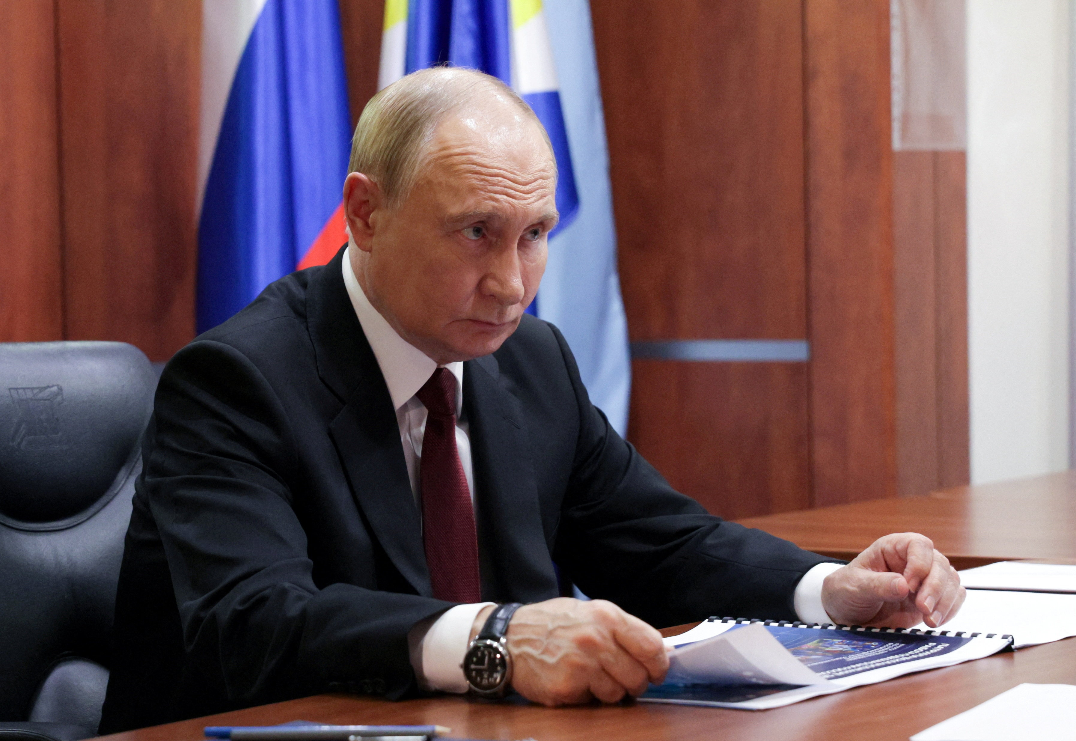 Russia's President Putin visits Anadyr city on way back from Alaska summit with U.S. President Trump