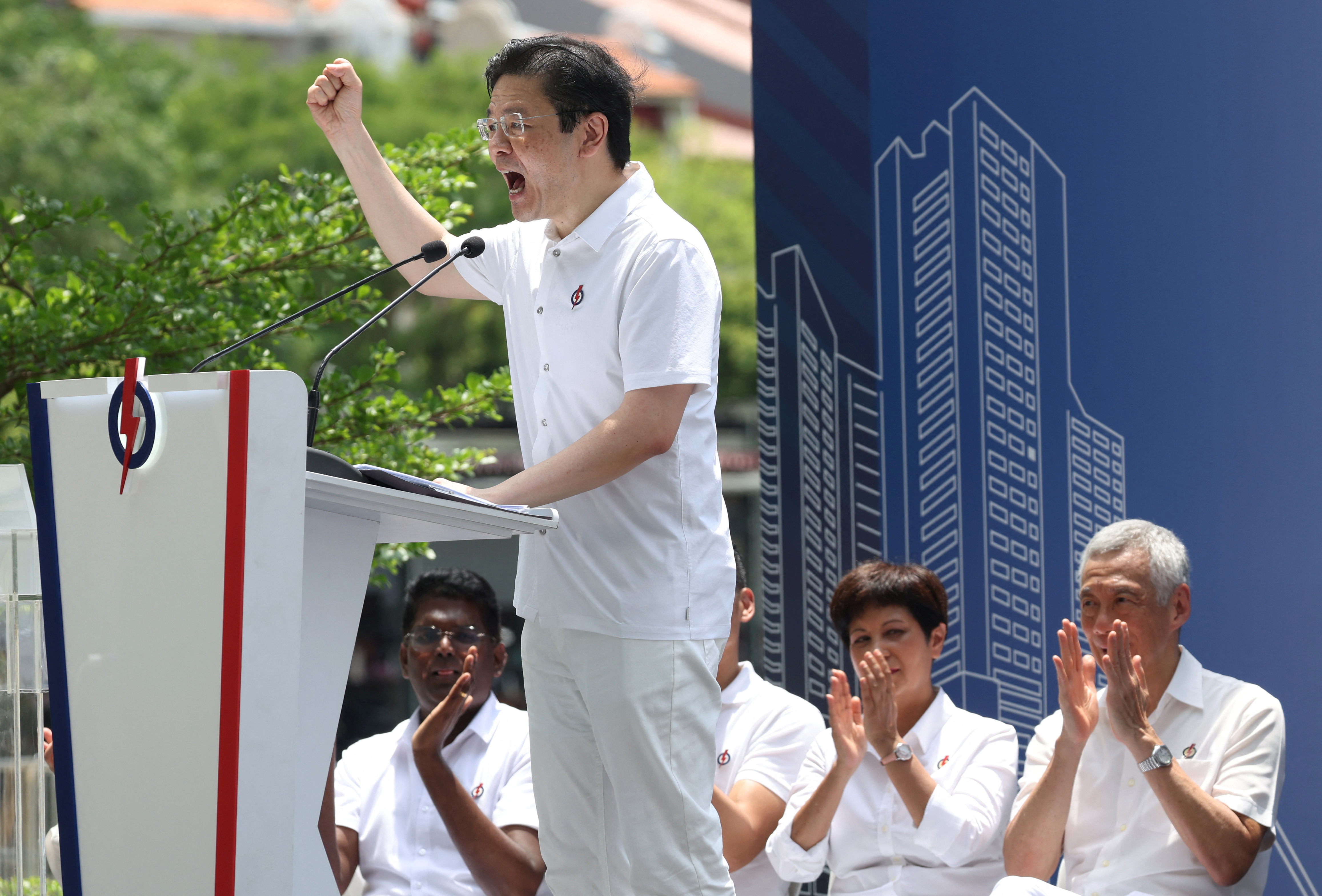 People's Action Party rally ahead of general election in Singapore
