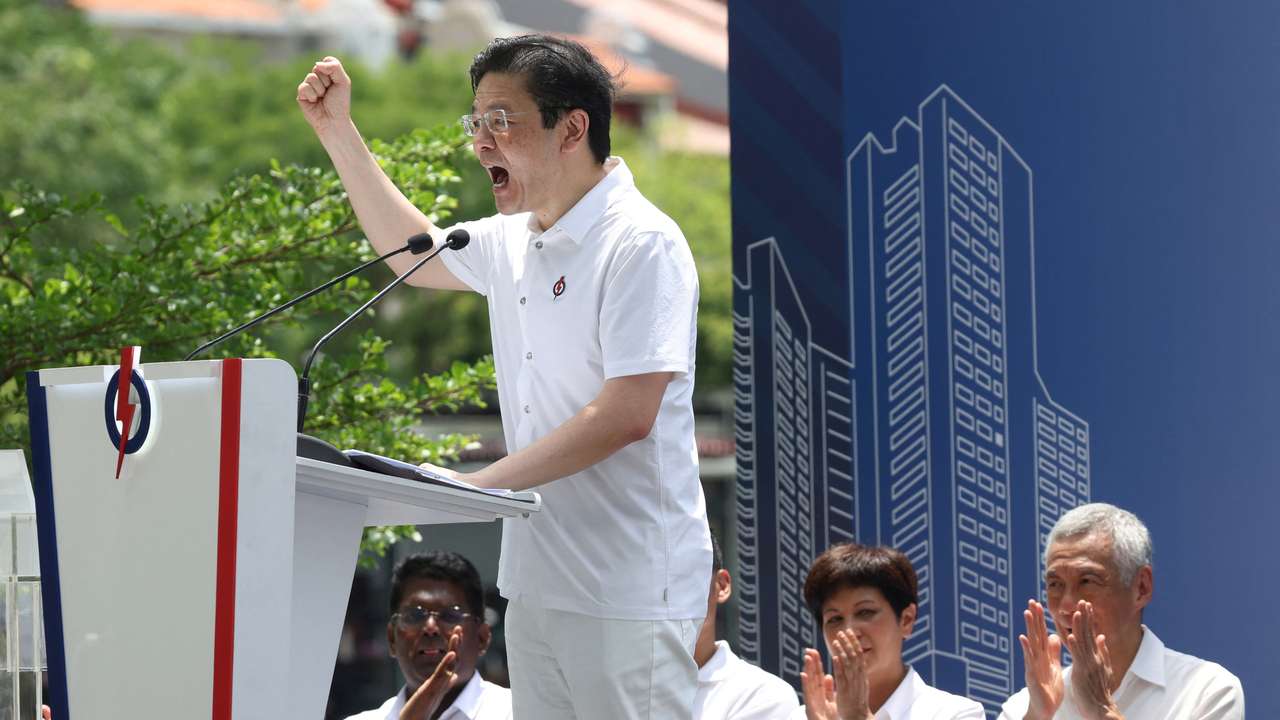 People's Action Party rally ahead of general election in Singapore
