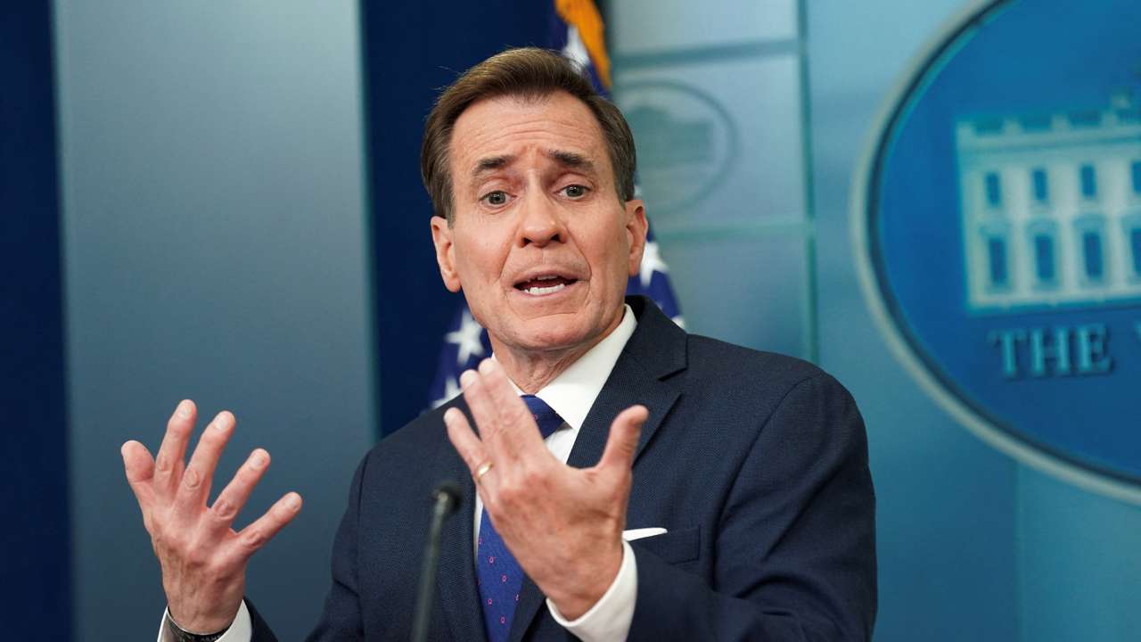 Press briefing at the White House in Washington