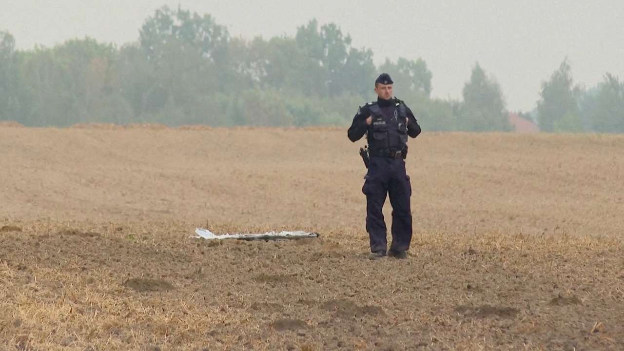 FILE PHOTO: Drones shot down in Polish airspace prompt military patrols