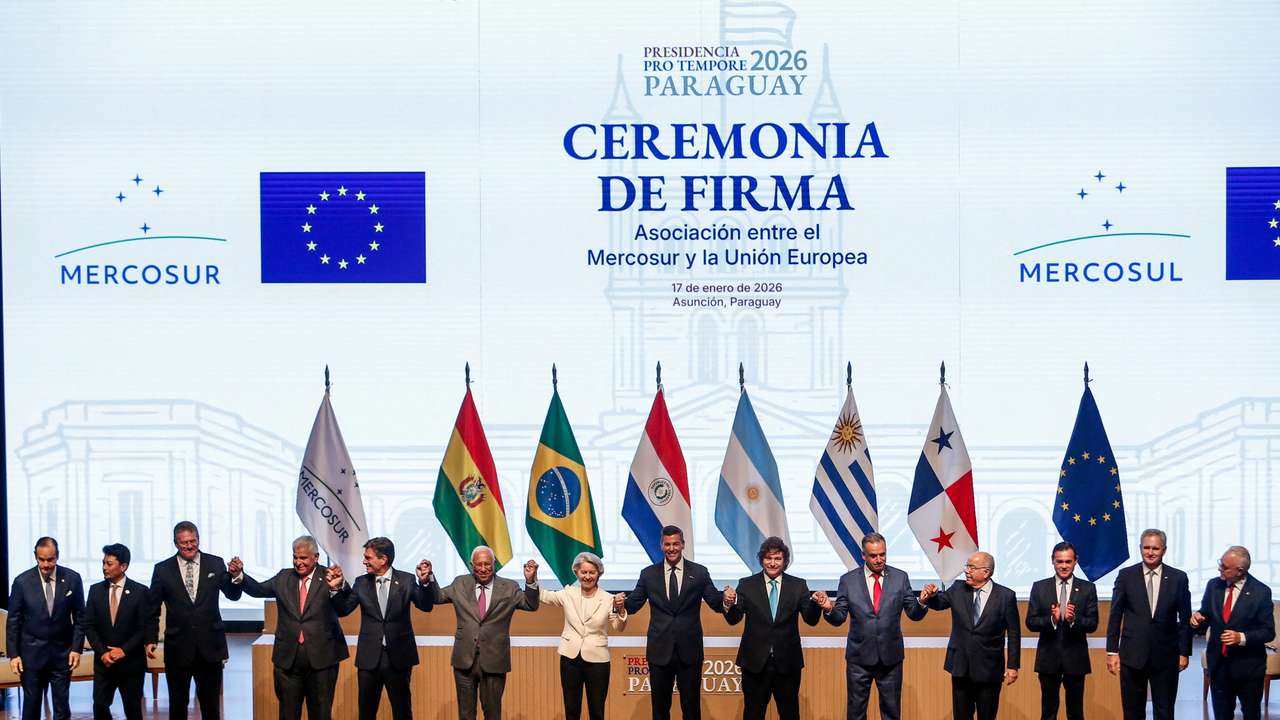 EU-Mercosur trade deal signing in Asuncion