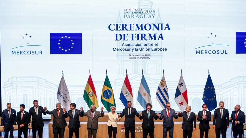EU-Mercosur trade deal signing in Asuncion