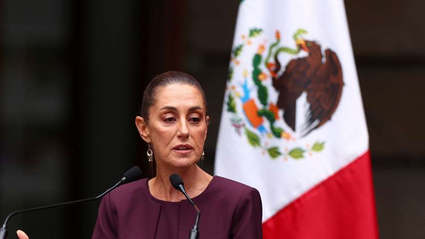 Mexico's President-elect Sheinbaum speaks at inauguration of Museo Vivo in Mexico City