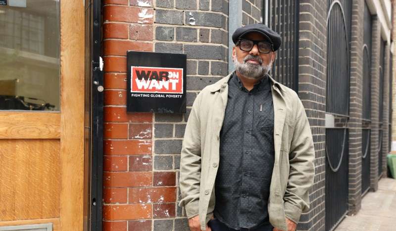 Asad Rehman poses for a portrait, in London