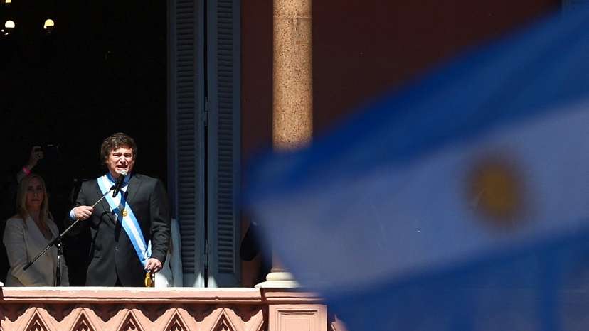 President-elect Milei's swearing-in ceremony, in Buenos Aires