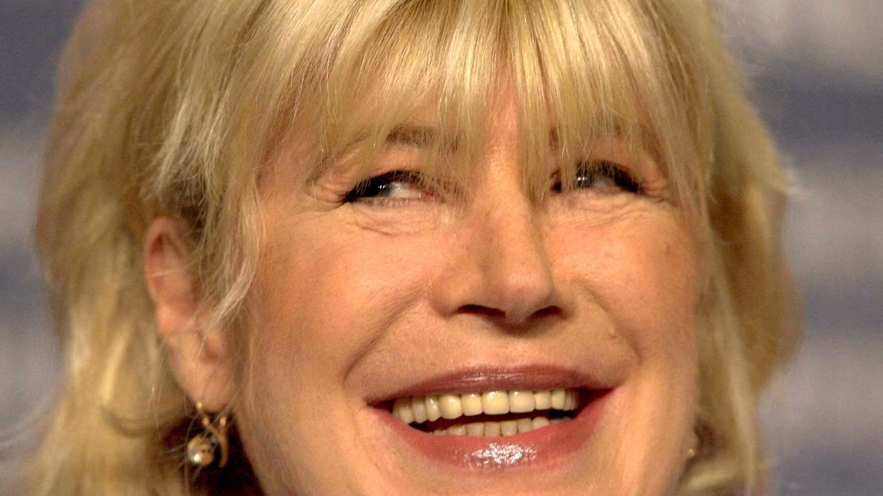 FILE PHOTO: British actress Faithfull smiles during a news conference at the 57th Berlinale International Film Festival in Berlin
