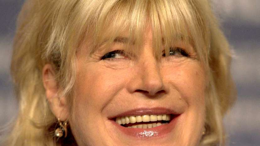 FILE PHOTO: British actress Faithfull smiles during a news conference at the 57th Berlinale International Film Festival in Berlin