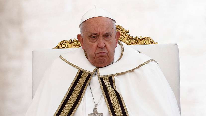 FILE PHOTO: Pope Francis leads a mass to open the Synod of Bishops, at the Vatican