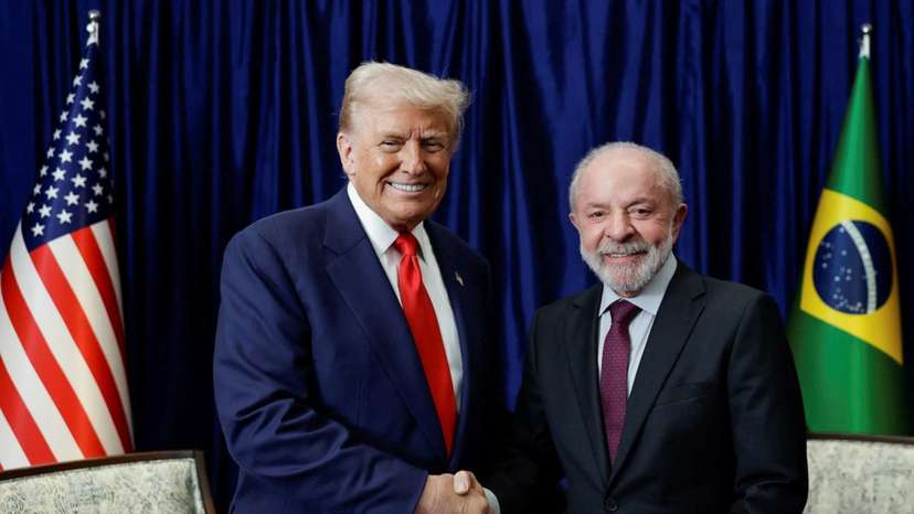 Brazil's President Luiz Inacio Lula da Silva attends a meeting with U.S. President Donald Trump in Kuala Lumpur