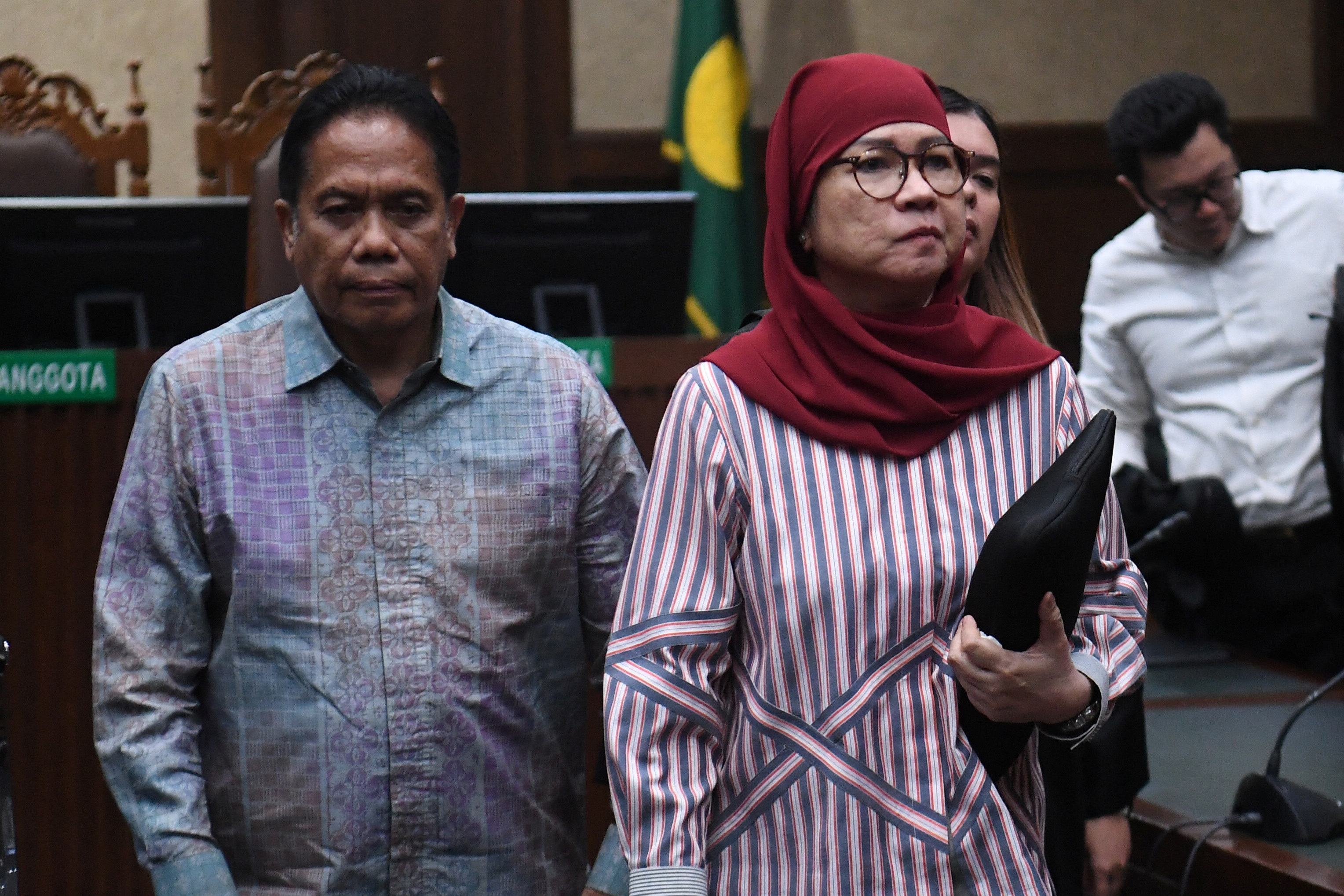 Former chief executive of Indonesia's energy firm Pertamina Karen Agustiawan verdict for a graft case in Jakarta