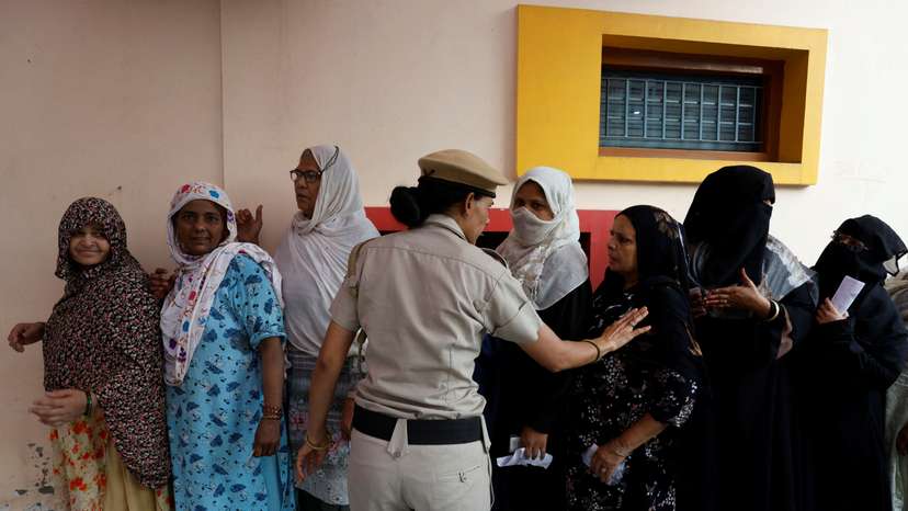 Voting in the sixth phase of India's general election