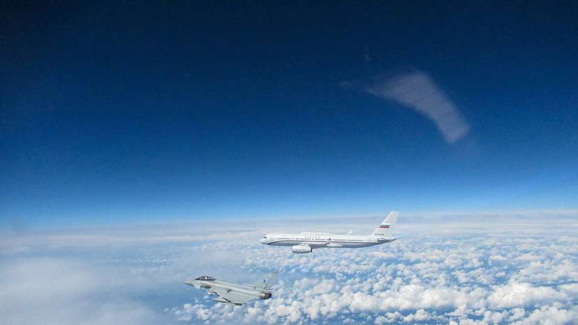 FILE PHOTO: RAF Typhoons scrambled in Estonia