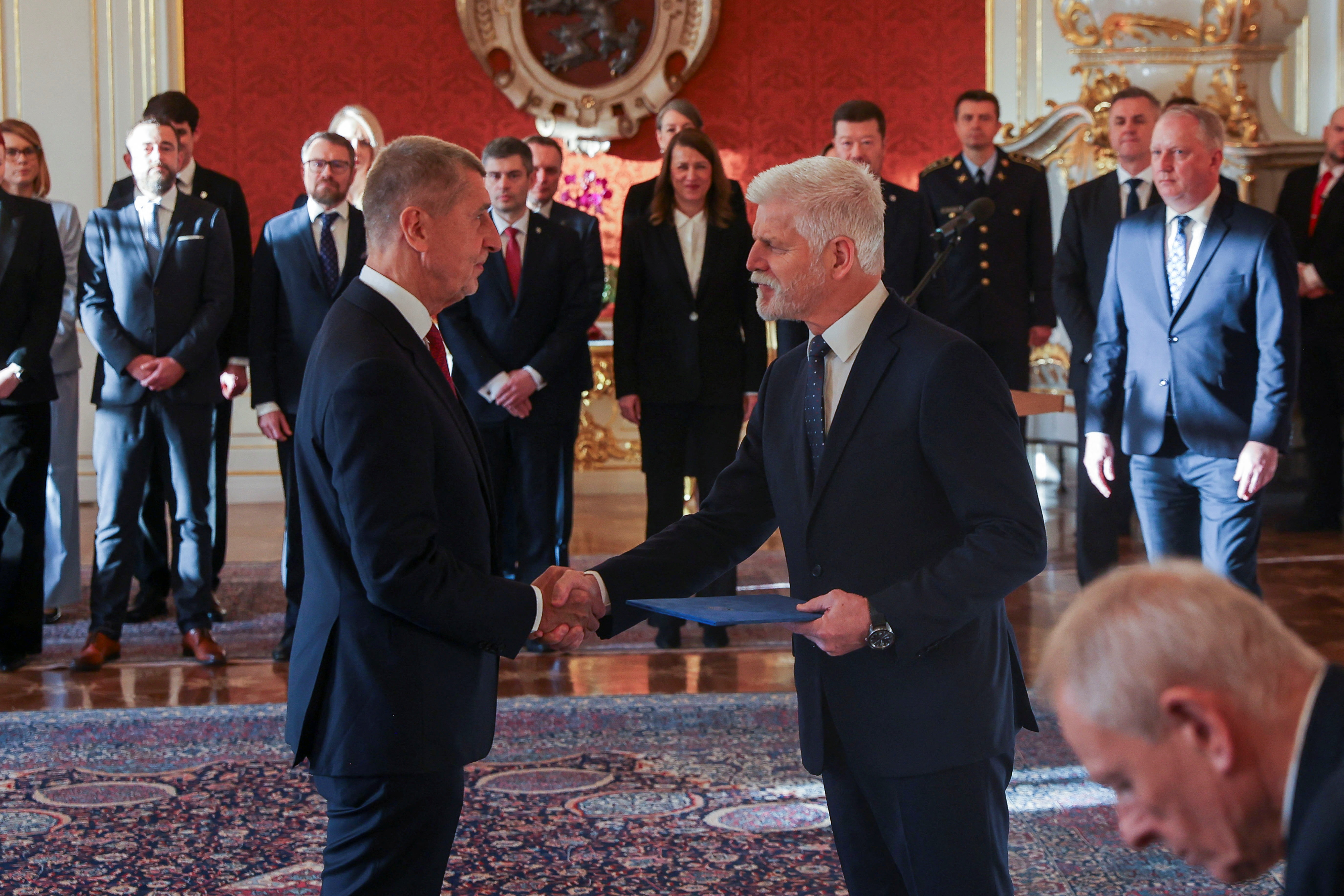 Czech President Pavel appoints Andrej Babis as the country's new PM, in Prague