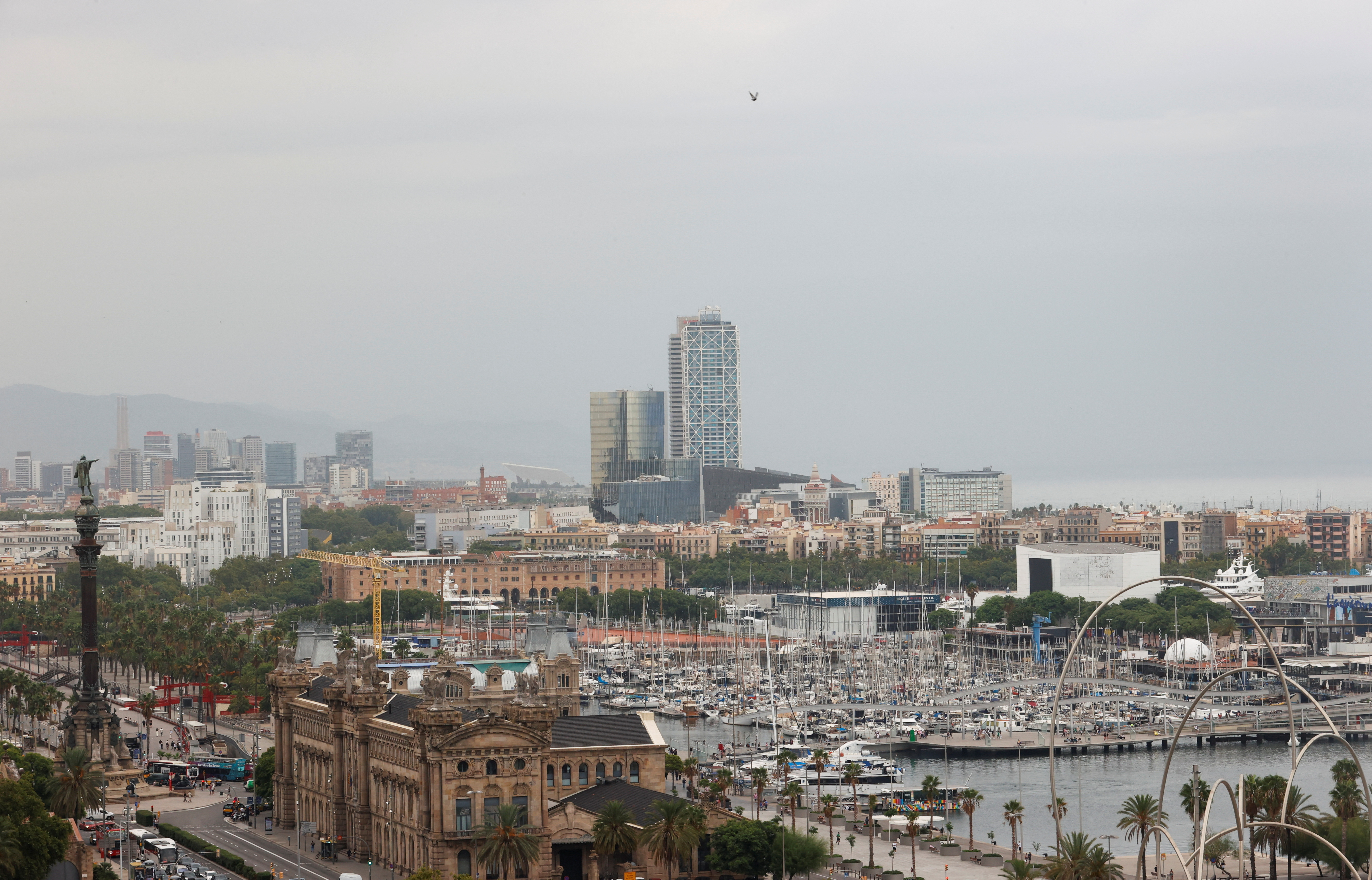 A new humanitarian flotilla prepare their boats to depart from Spain for Gaza