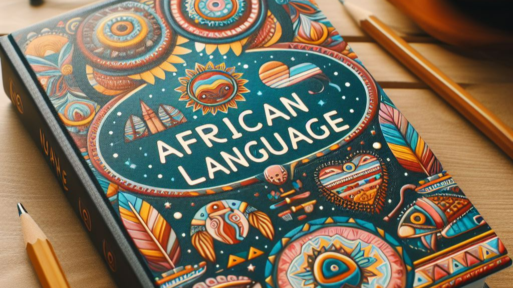 AI image of a book titled African Language