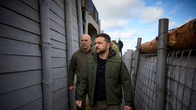 FILE PHOTO: Ukraine's President Zelenskiy visits Donetsk region