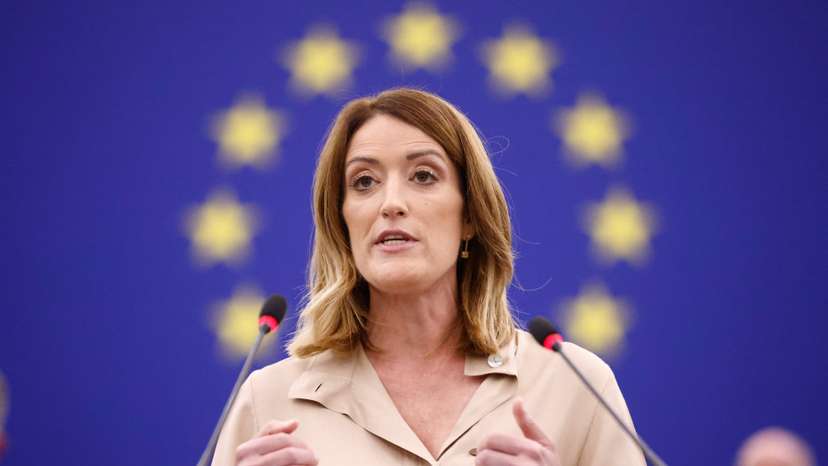 Plenary session of the newly-elected European Parliament in Strasbourg